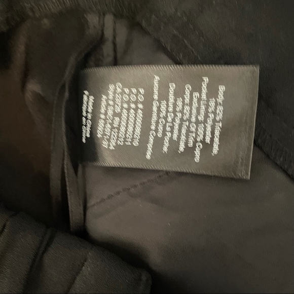 Aritzia Babaton Cropped Wide Leg Black Pant - Picture 3 of 7